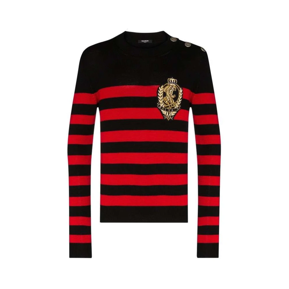 Knitwear > Round-neck Knitwear - - Balmain - Modalova