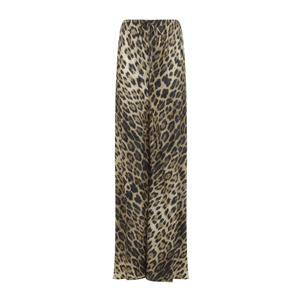 Roberto Cavalli Women's Leopard Print Palazzo Pants