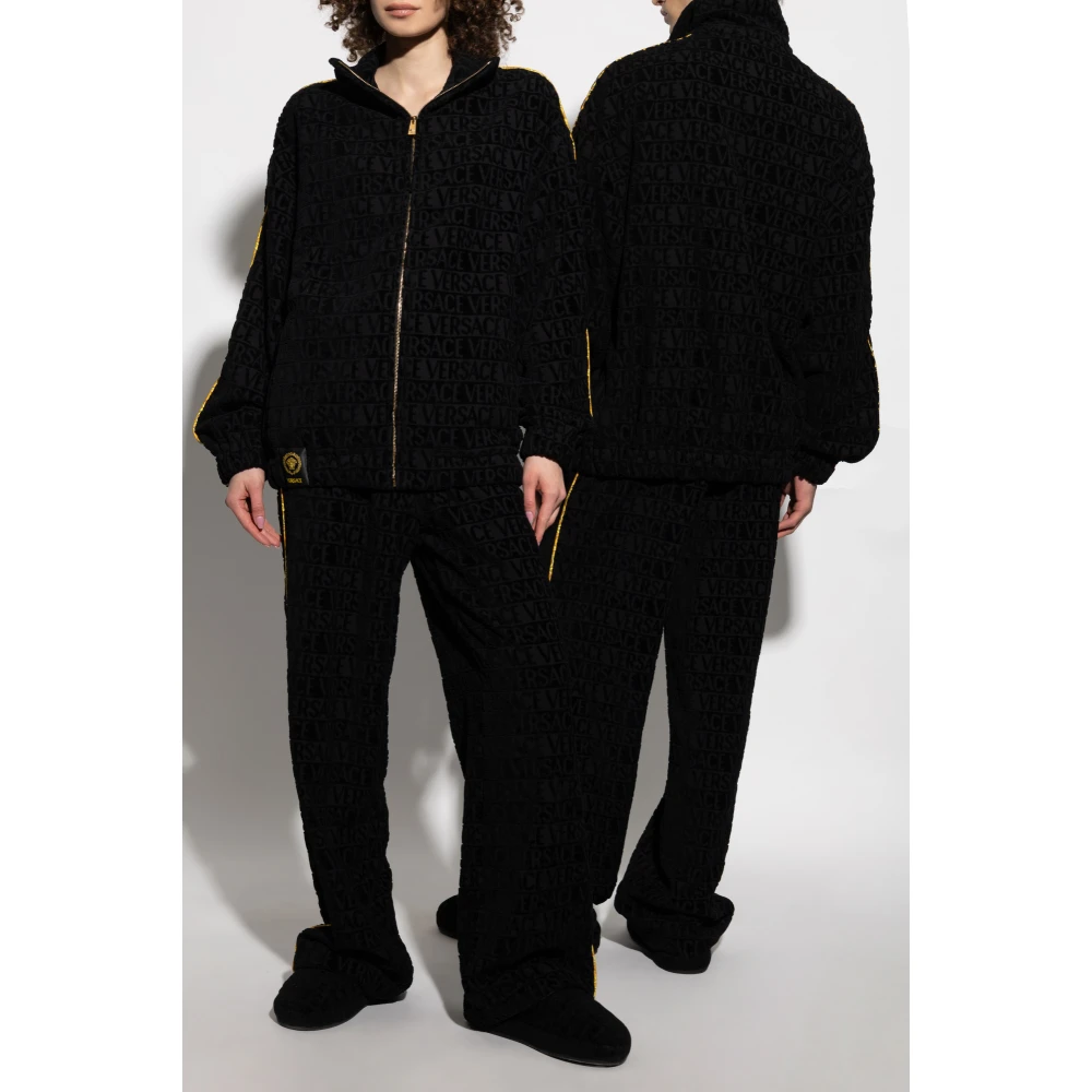 Versace Sweatshirt met logo Black Unisex