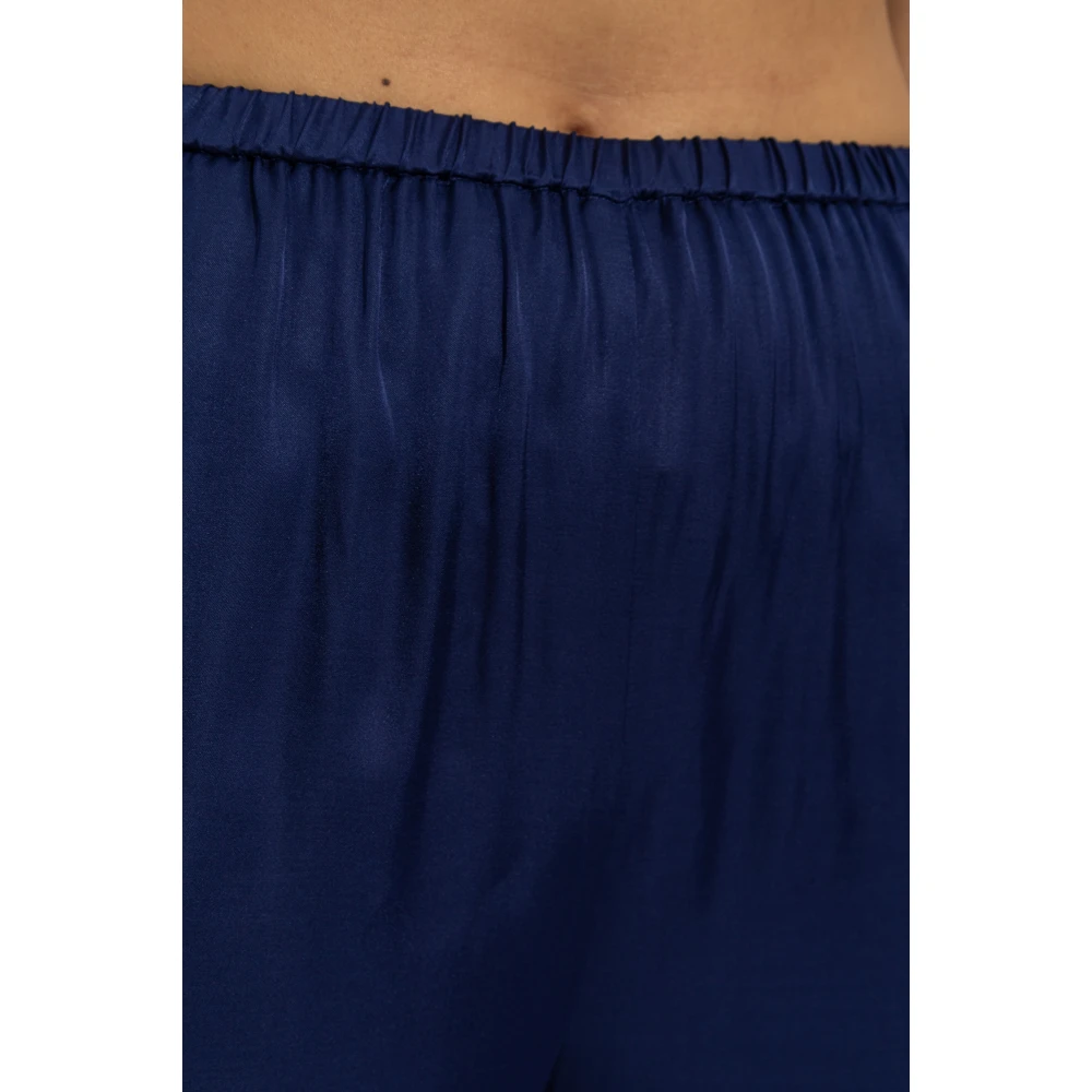 Diane Von Furstenberg Satijnen broek Gianna Blue Dames