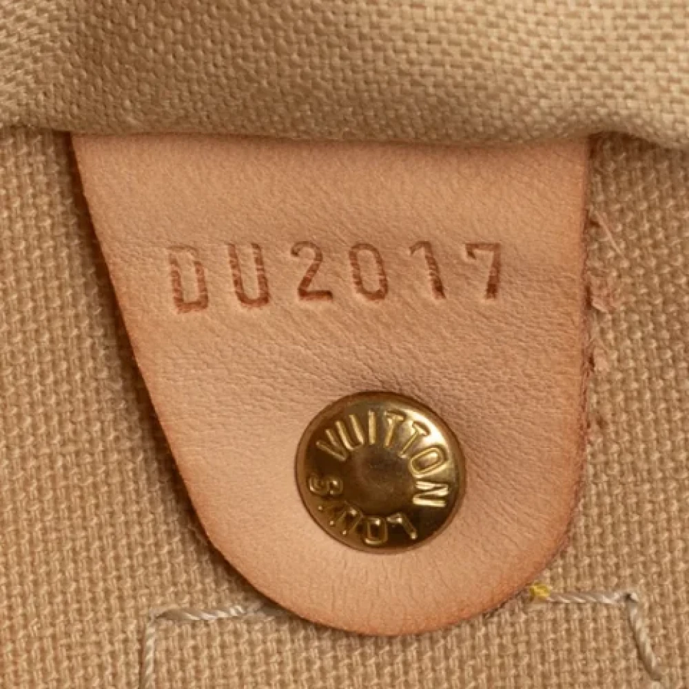 Louis Vuitton Vintage Pre-owned Canvas handbags Beige Dames