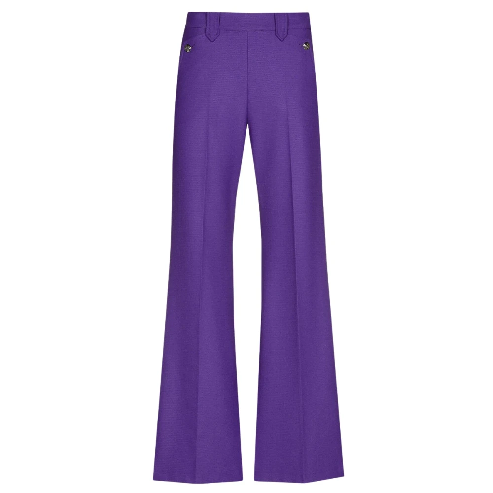 Caroline Biss Stadslook Comfortabele Broek Purple Dames
