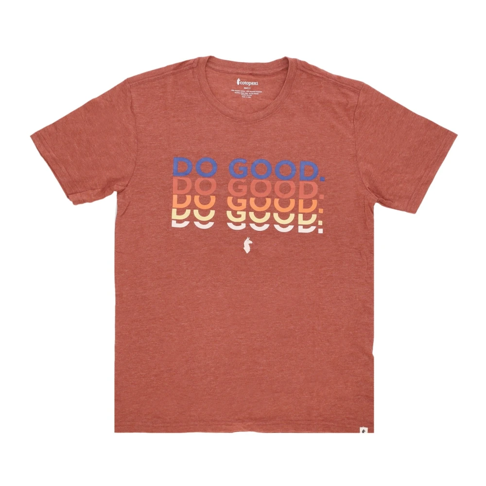 Cotopaxi Men's Brown T-Shirts, Xl, Good Vibes Tee