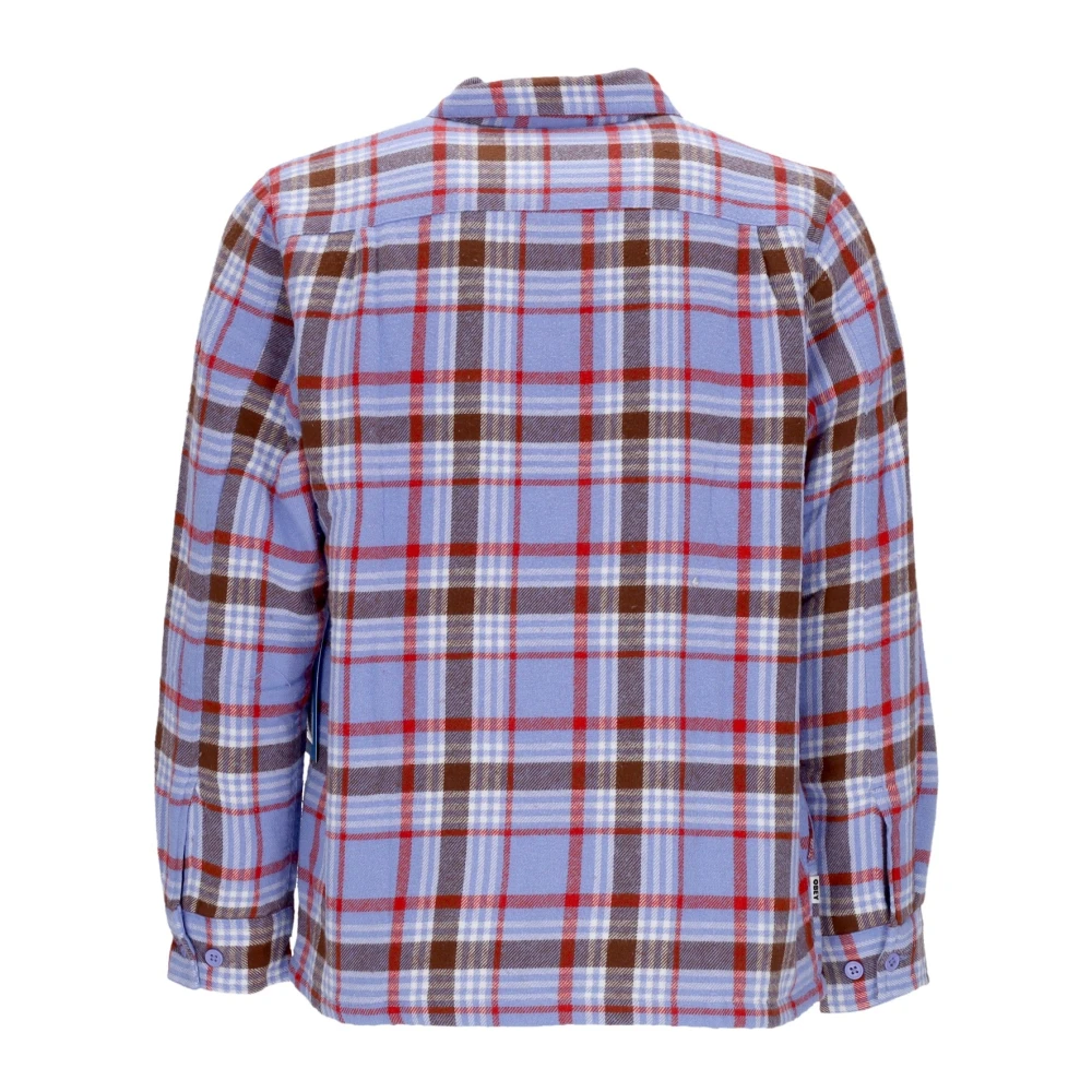 Obey Gewatteerd Shirtjack Digitaal Violet Multi Multicolor Heren