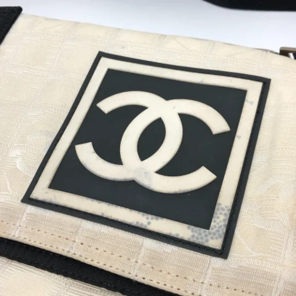 Chanel Vintage Pre-owned Fabric chanel-bags White Dames
