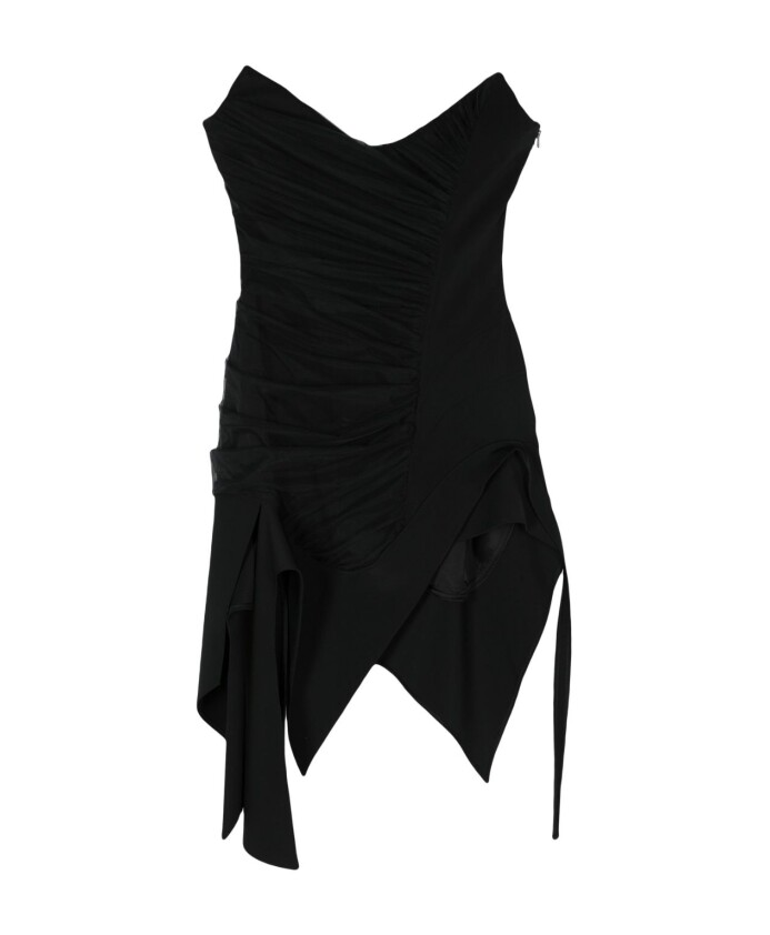 robe-a-panneaux-en-maille-noire