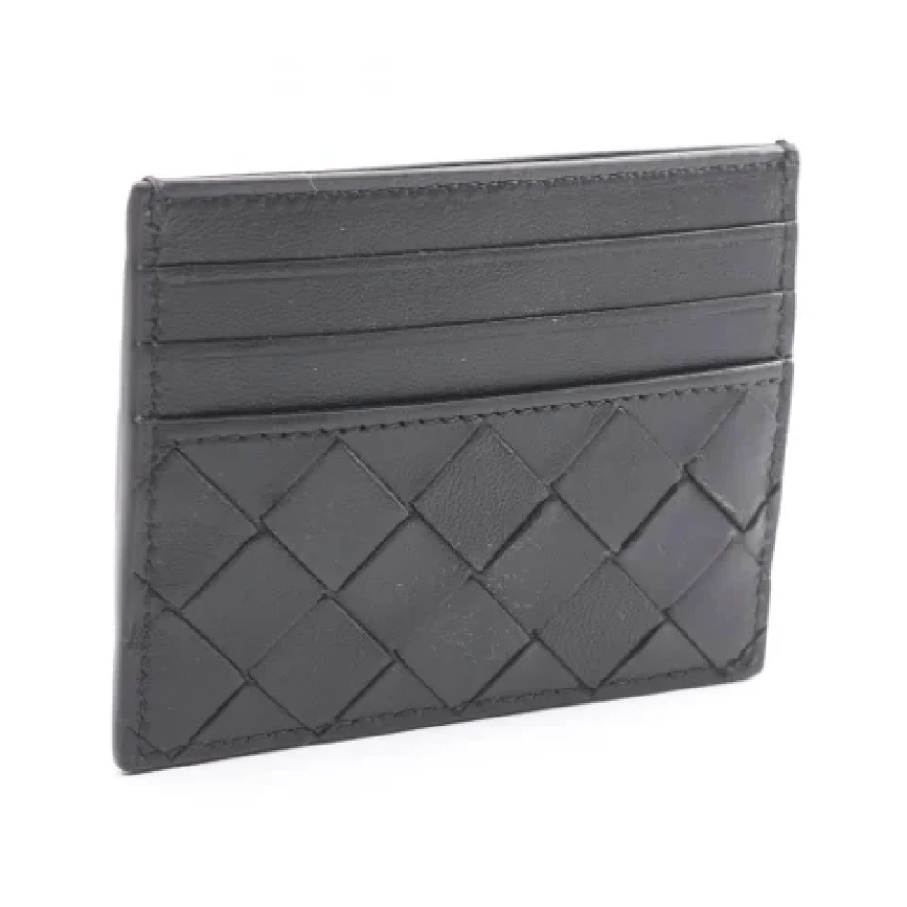 Bottega Veneta Vintage Pre-owned Leather wallets Black Dames