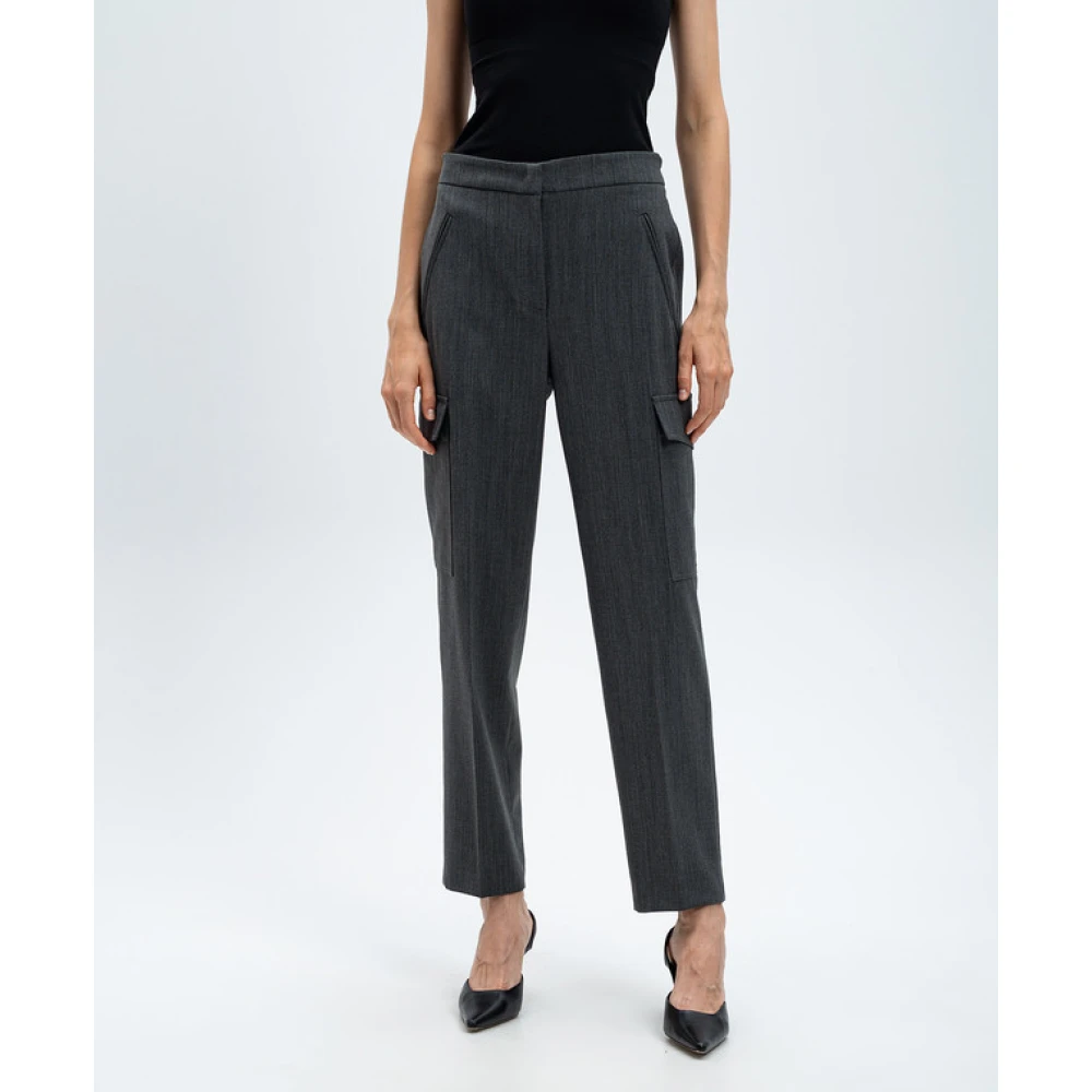 Twinset Cargo Zakbroek 242Tt2120 Gray Dames