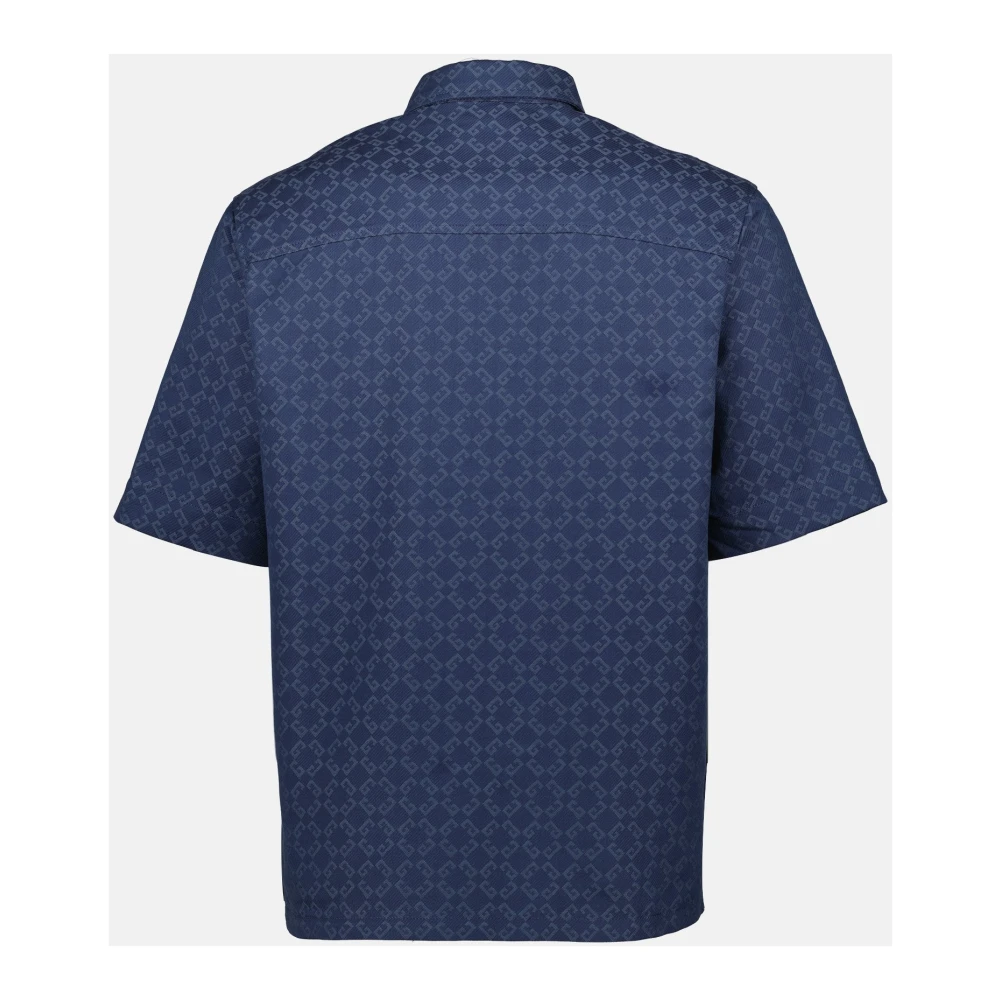 Givenchy Monogram Denim Overhemd 72 Blue Heren