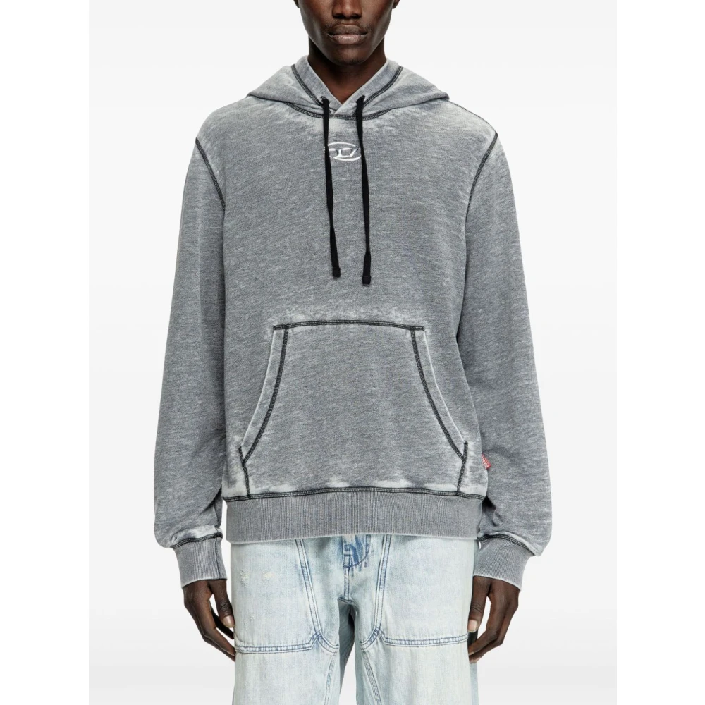 Diesel Grijze Sweatshirt Casual Stijl Moderne Garderobe Gray Heren