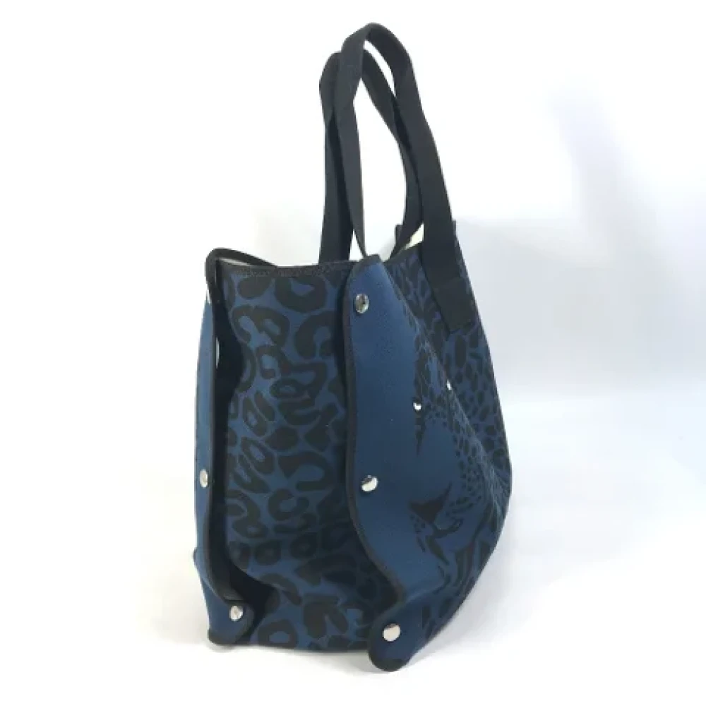 Hermès Vintage Pre-owned Cotton totes Blue Dames