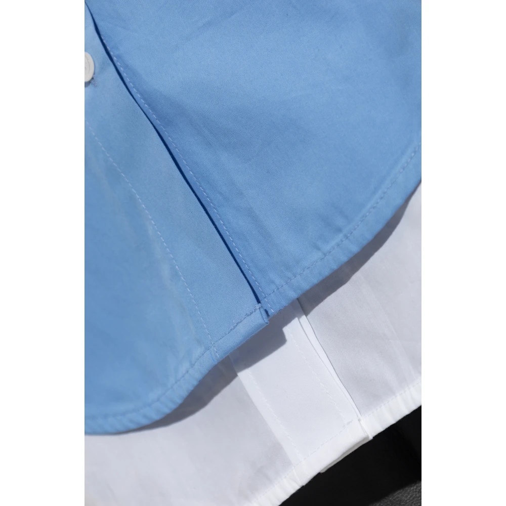 Victoria Beckham Katoenen overhemd Blue Dames