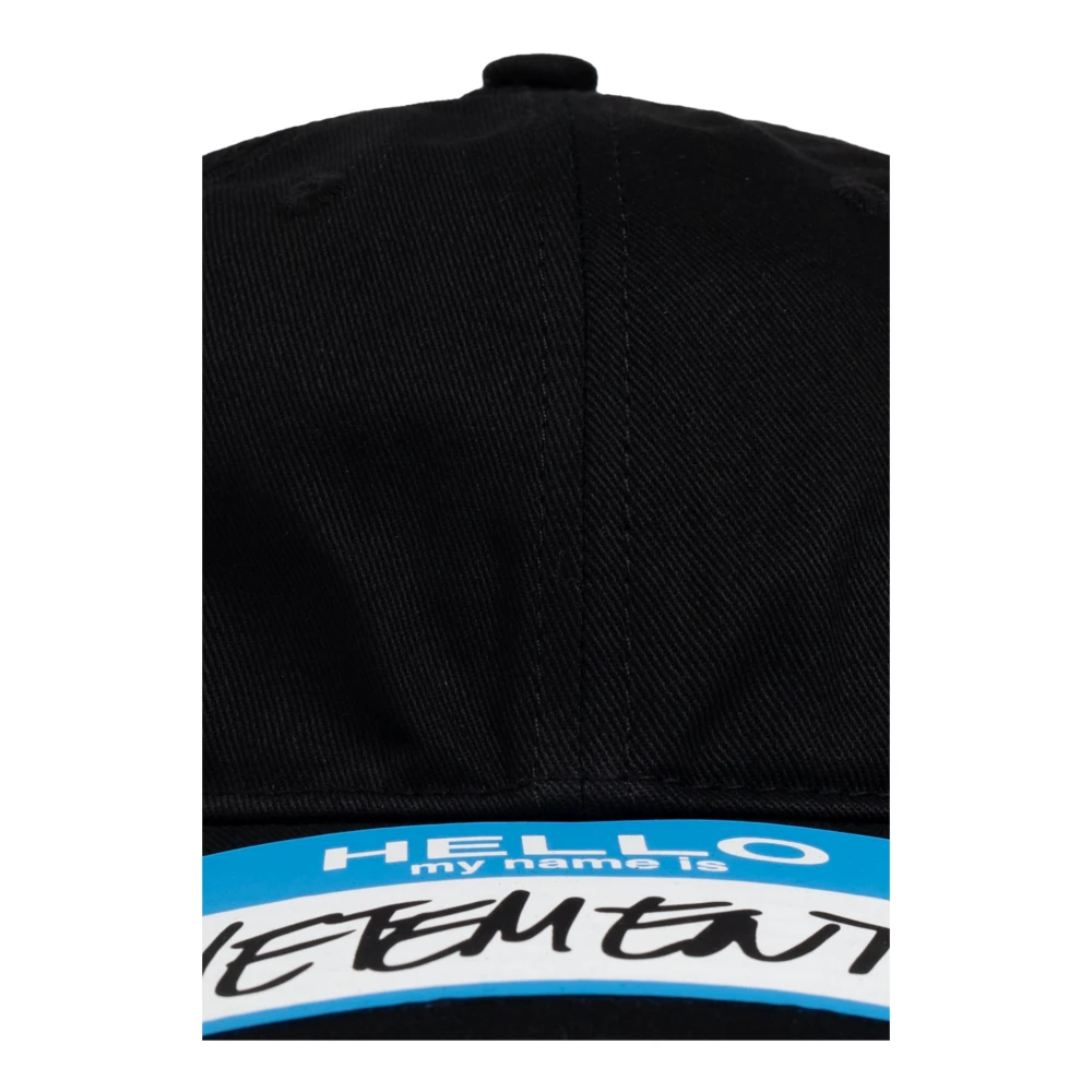 Vetements Baseball cap Black Dames