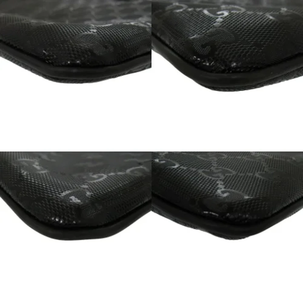 Gucci Vintage Pre-owned Coated canvas gucci-bags Black Dames