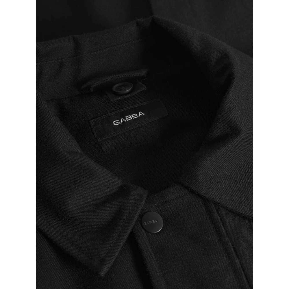 Gabba Zwarte Emerson Bru Lange Jas Waterdicht Black Heren