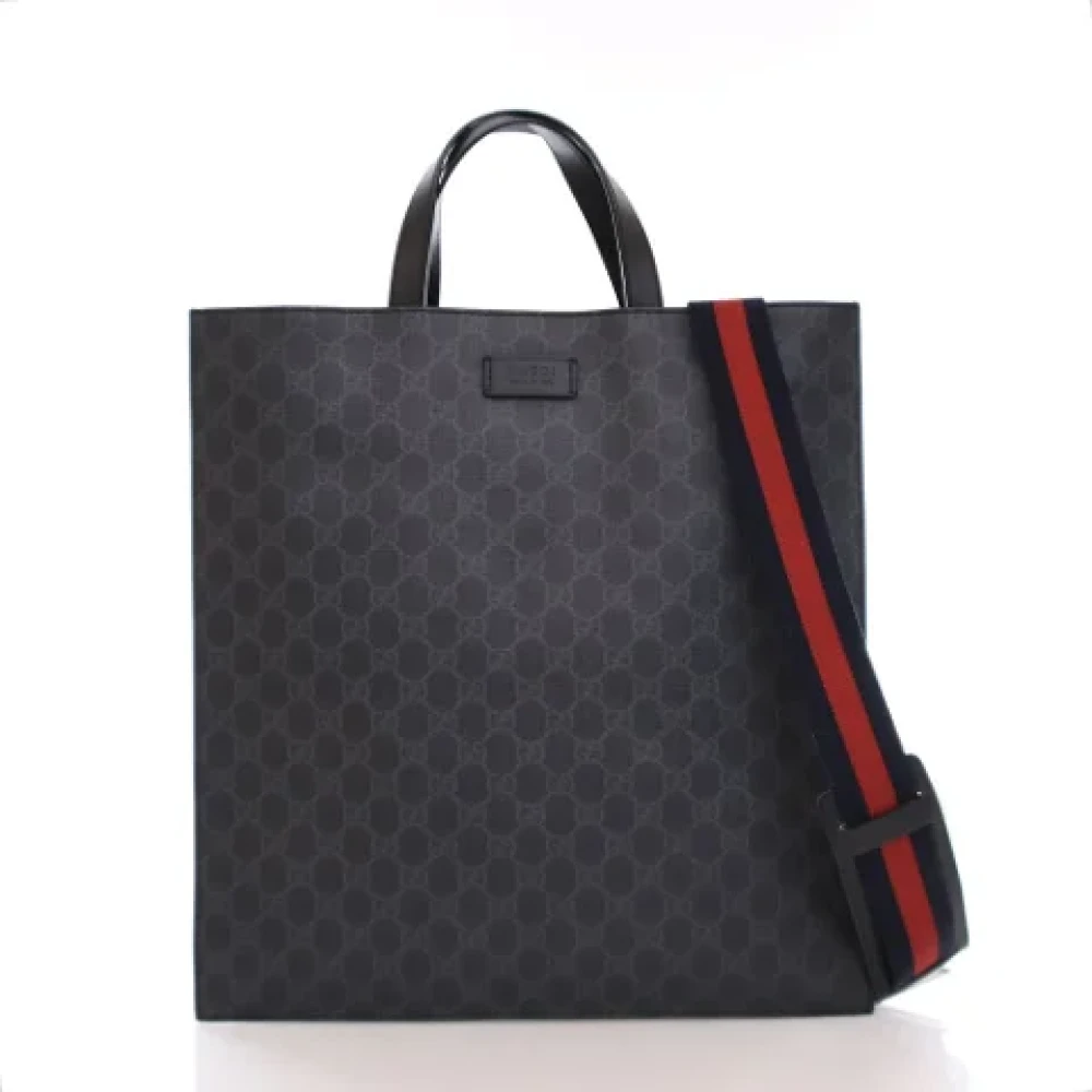 Gucci Vintage Pre-owned Coated canvas gucci-bags Black Dames