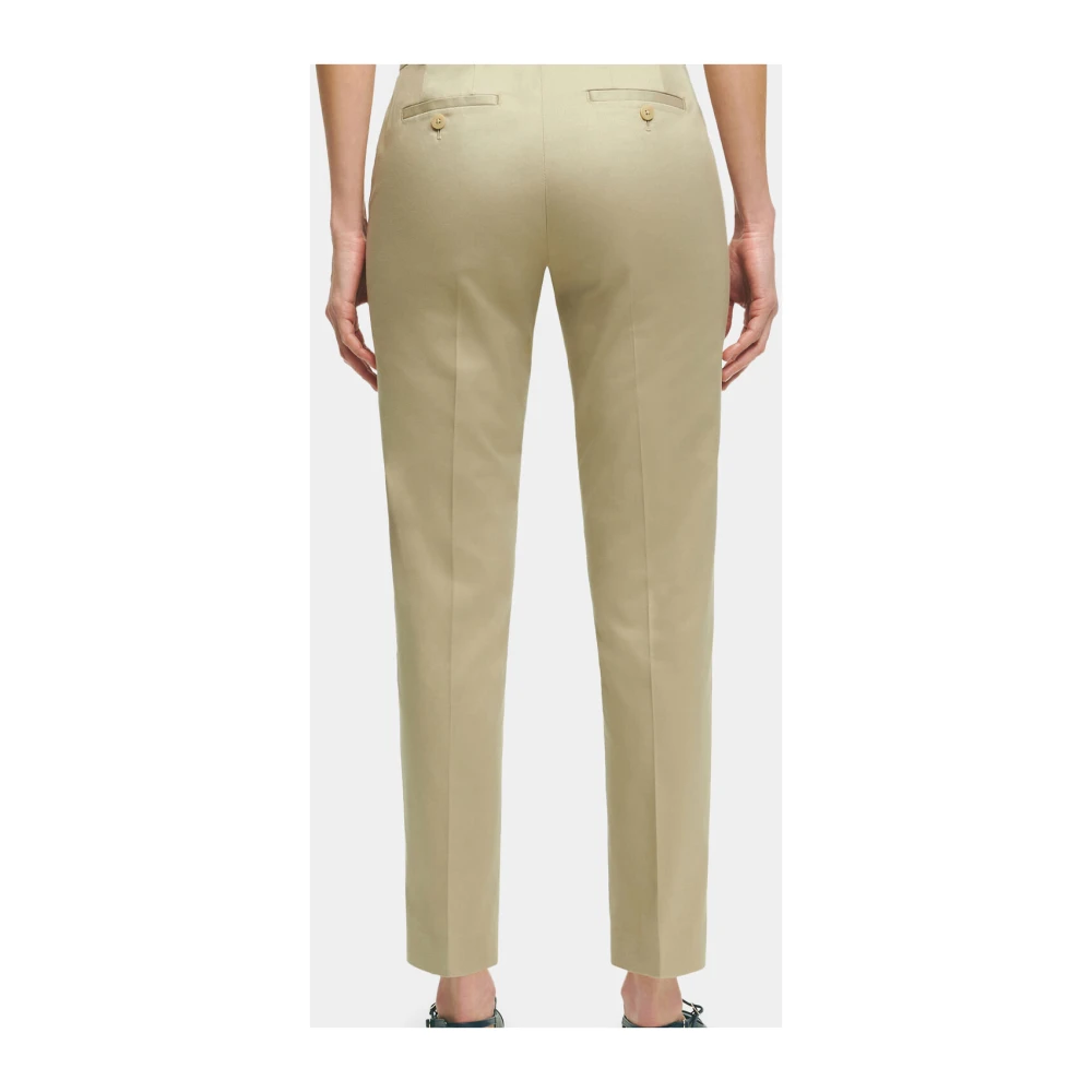 Brooks Brothers Stretch katoen twill voordeel chino Blue Dames