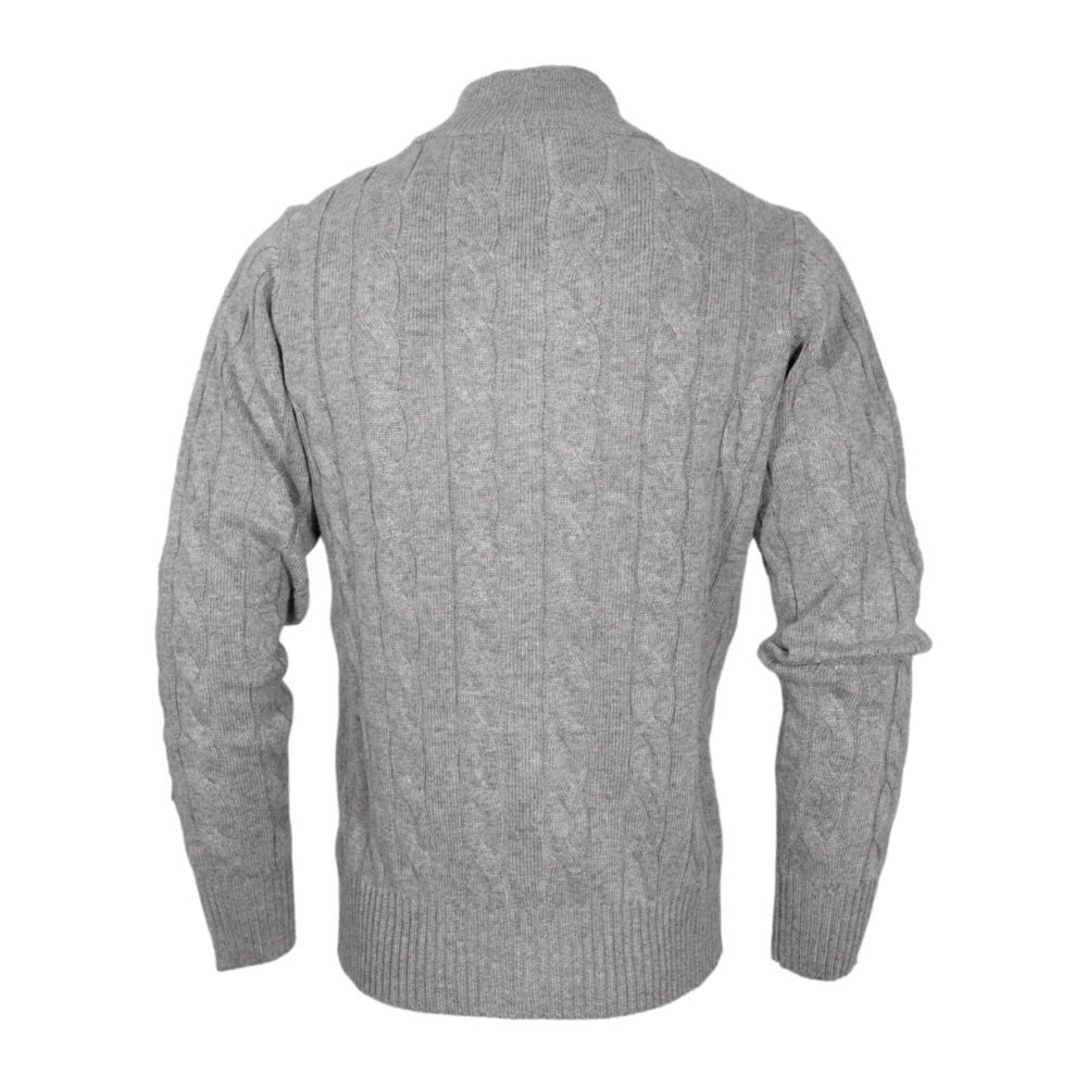 Cashmere Company Cardigan Gray Heren