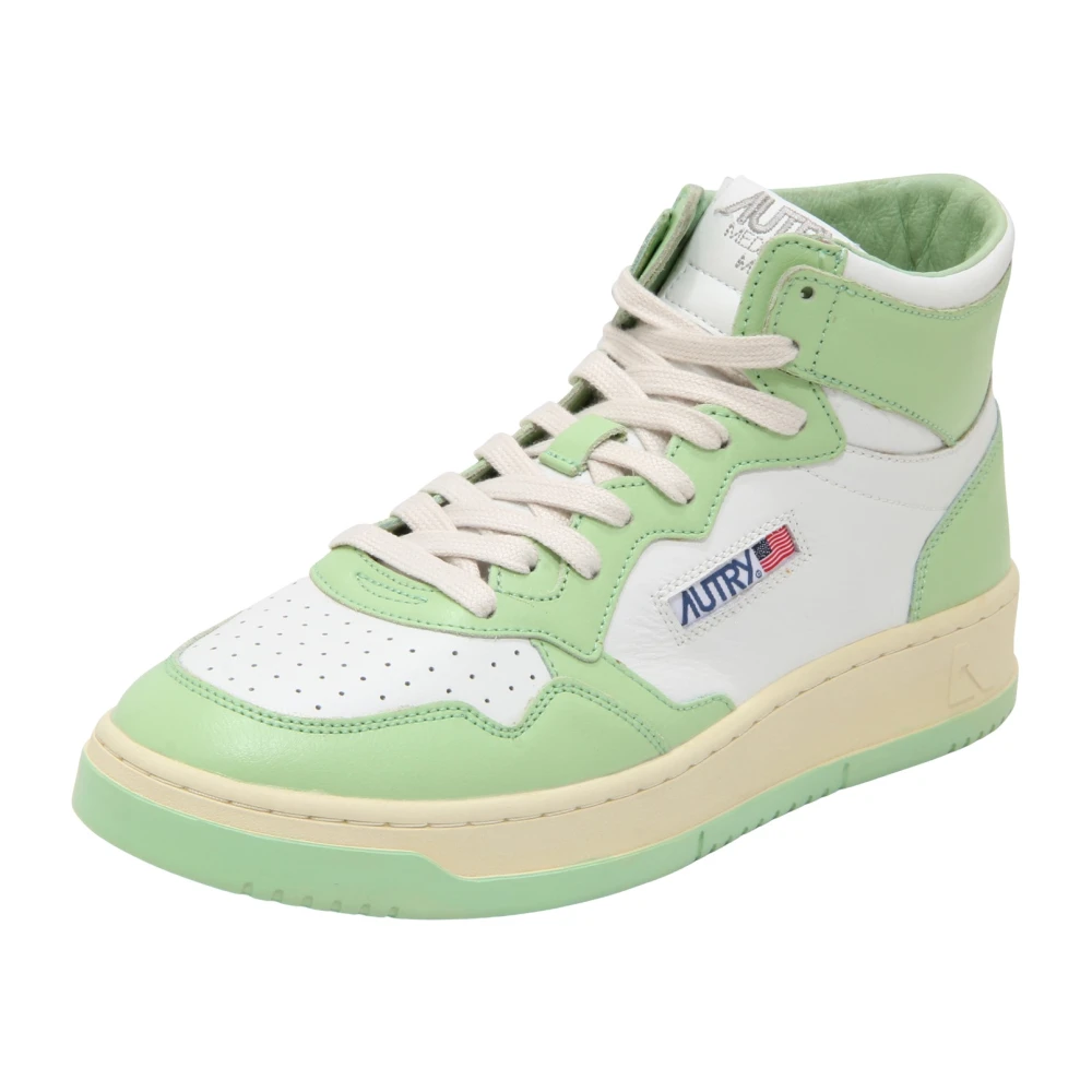 Autry Men's Multicolor Sneakers, 8 Uk, Medalist Mid Shoes