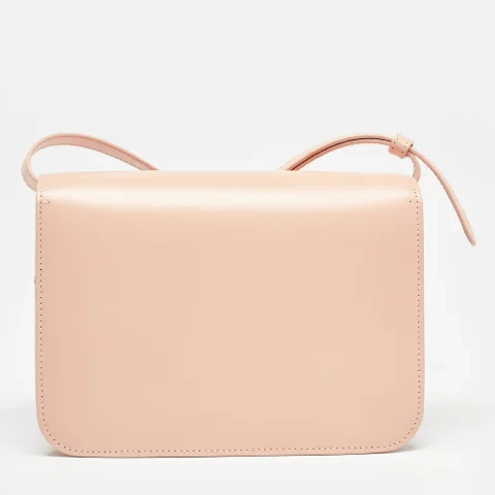 Burberry Vintage Pre-owned Leather shoulder-bags Pink Dames