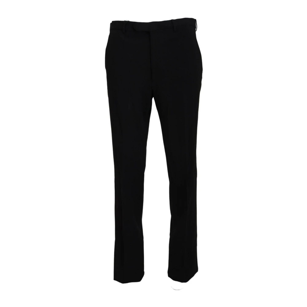 Bencivenga , Slim-Fit Trousers, Male, Black, Xs, Elegant Black Mainline Trousers