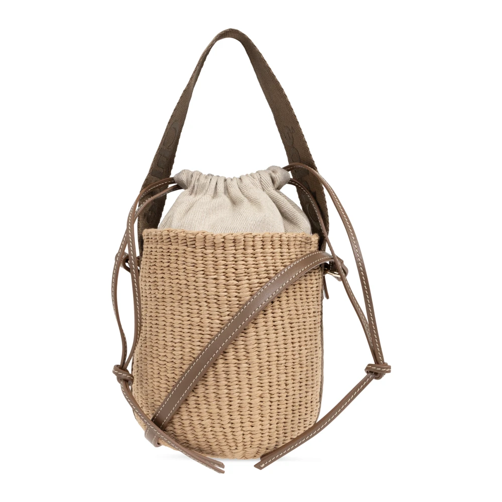Chloé Kleine Bucket Tas Beige Dames
