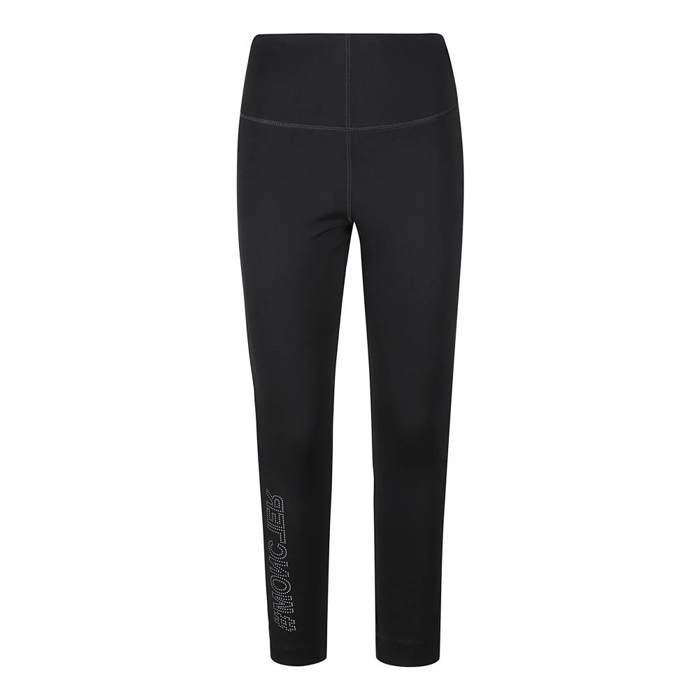Moncler Stijlvolle Leggings voor Vrouwen Black Dames