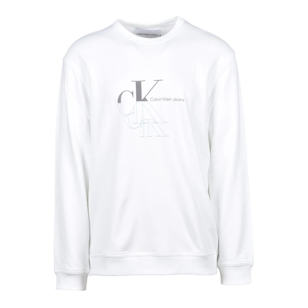 Calvin Klein Jeans Sweatshirt White Heren