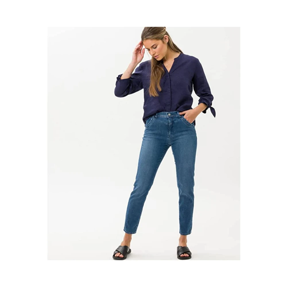 BRAX Comfortabele Stijl Mary Broek Blue Dames