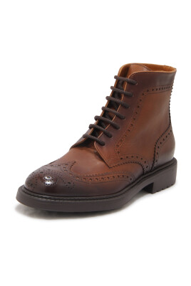 DOUCAL\'S‎ ITALY Leather Desert Boots Tan Brown Lace Up Chukka Ankle Men 10.5 Doucal main image 3