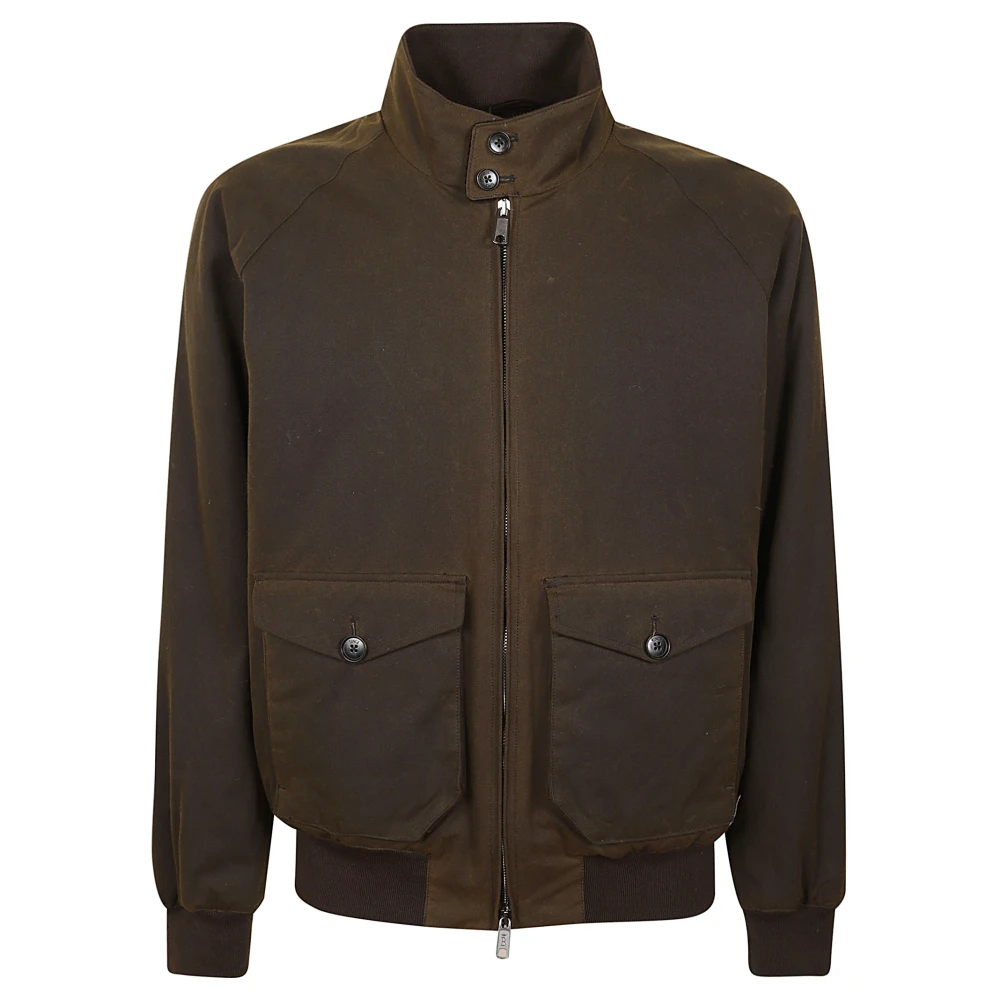 Baracuta Gewaxte Jas Diep Mos Eco Bont Green Heren