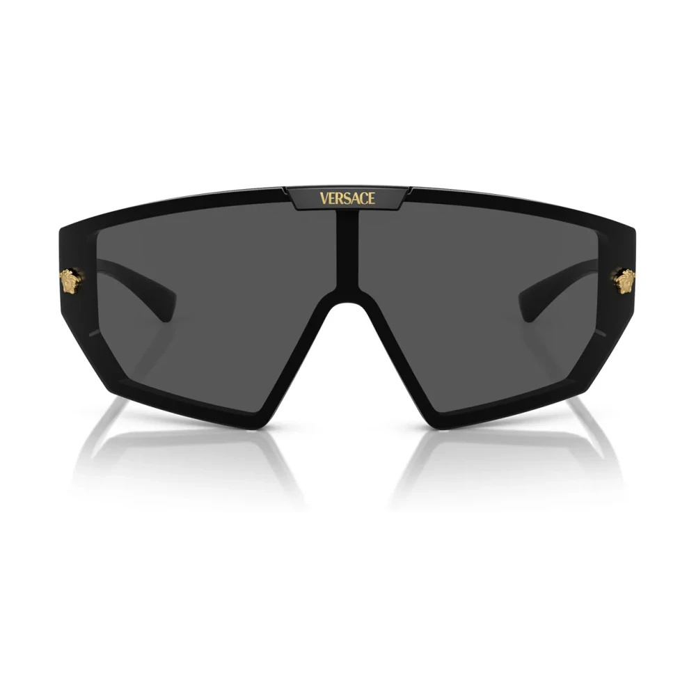 Versace Unisex Black Sunglasses, 47 Mm, Stylish Sunglasses With Interchangeable Lenses