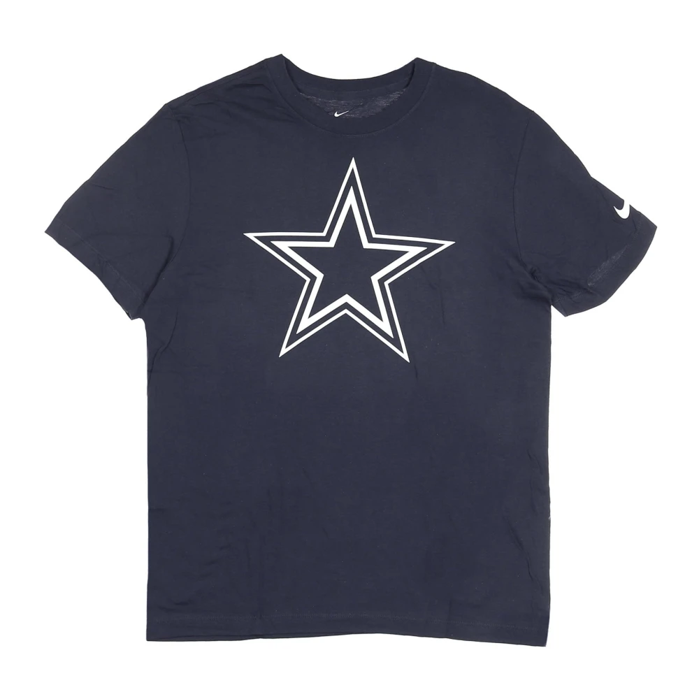 Nike Dallas Cowboys Logo Tee Shirt Blue Heren