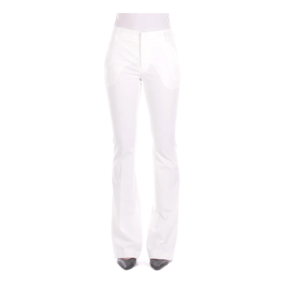 Dondup Donna Bianco Pantaloni, W30, New,