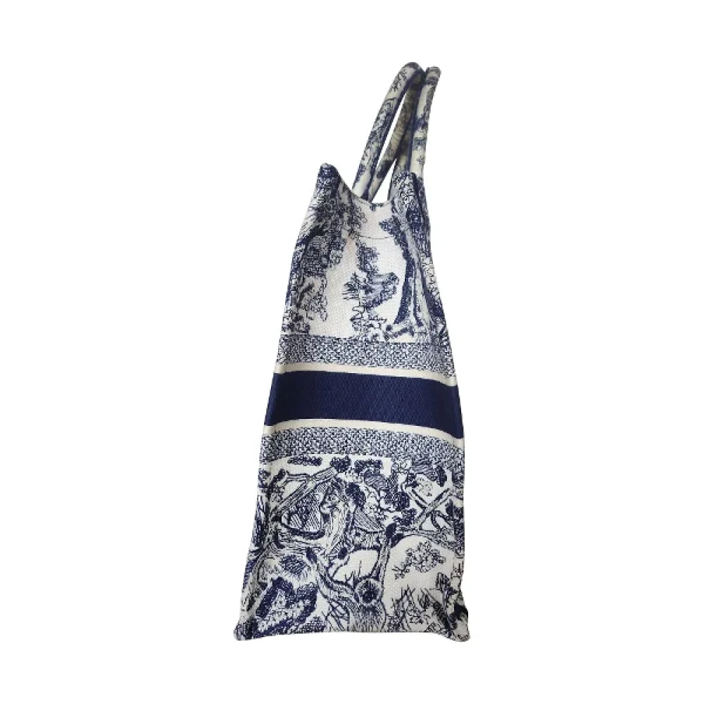 Dior Vintage Pre-owned Canvas totes Blue Dames