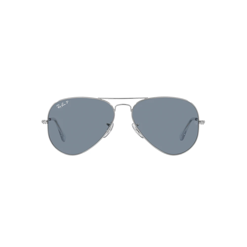 Ray-Ban Aviator Classic Polarized Blå Dam