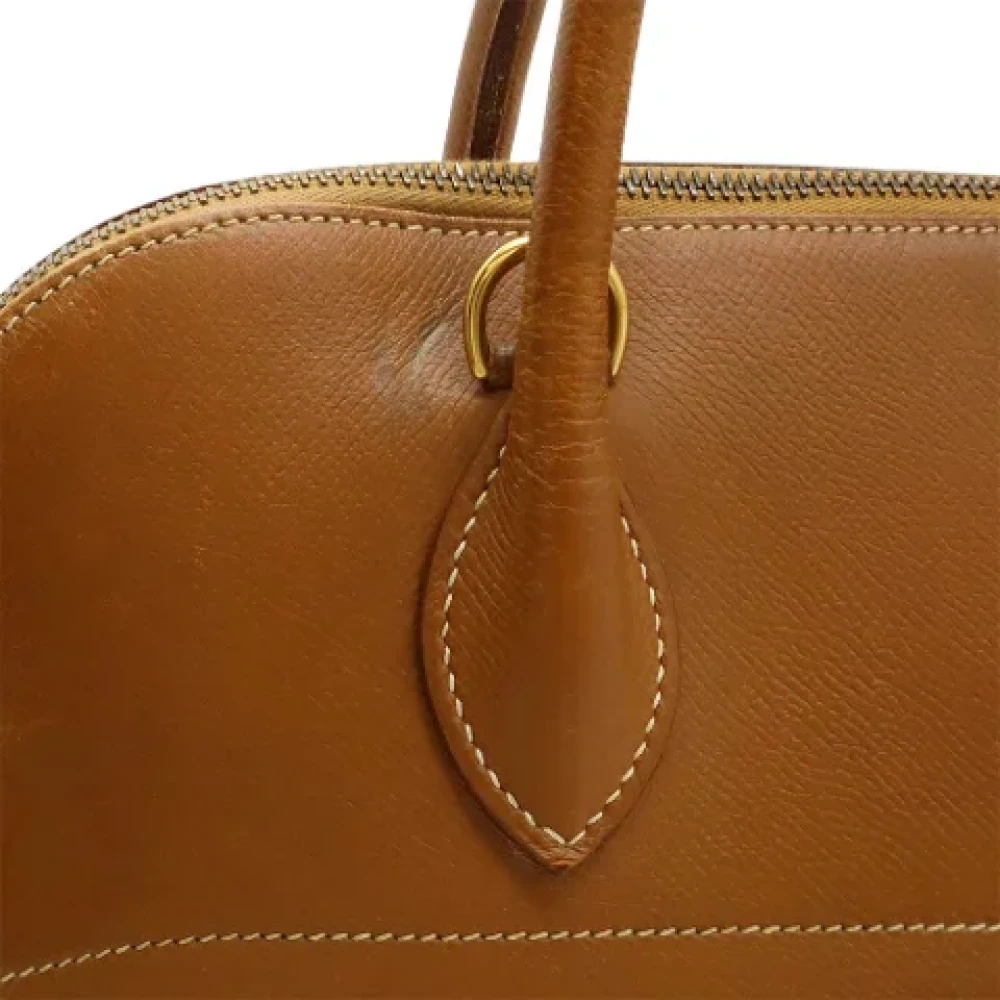Hermès Vintage Pre-owned Leather handbags Brown Dames
