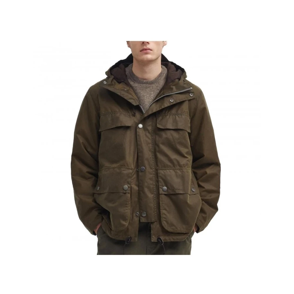 Barbour Re-Engineered Durham Gewaxte Jas Brown Heren
