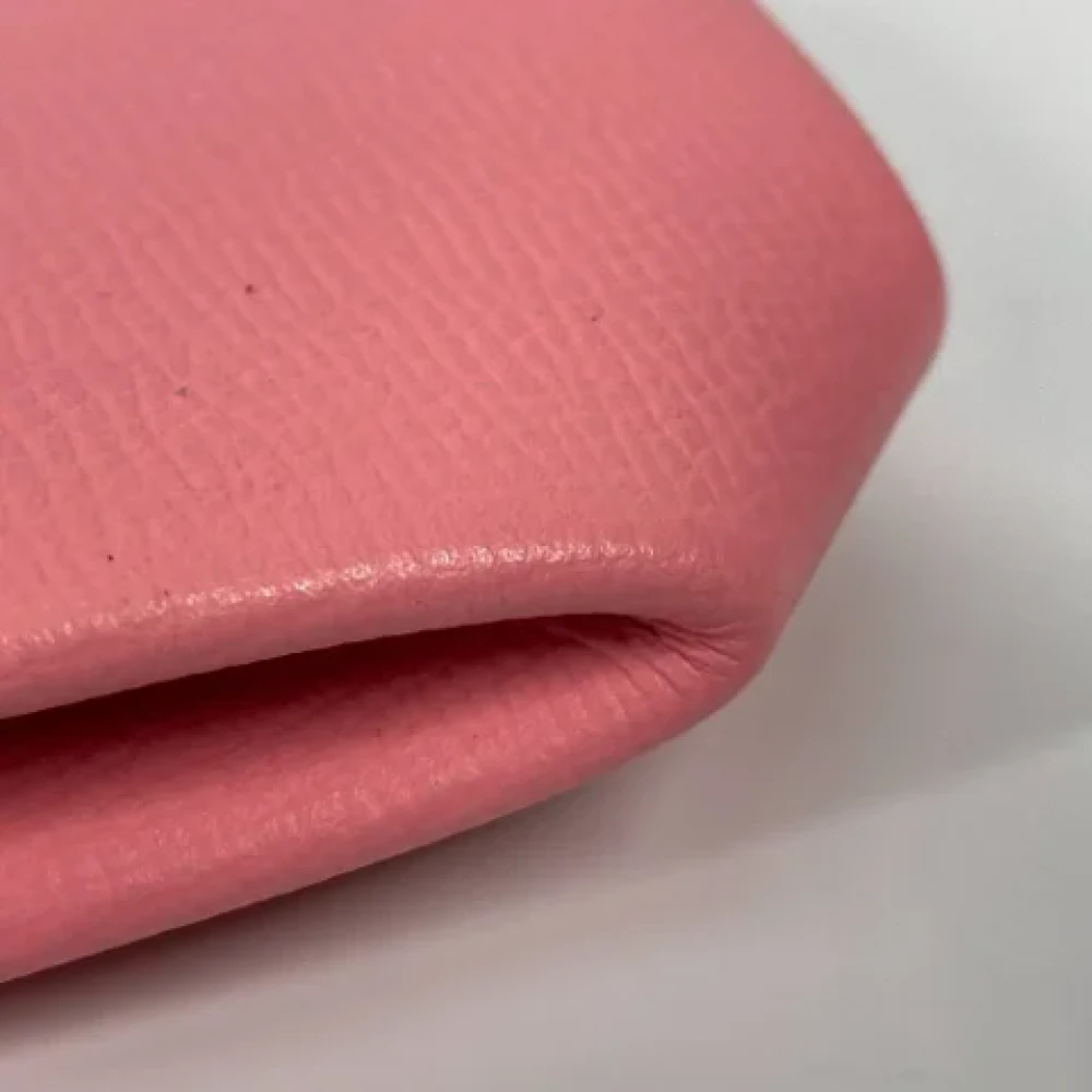 Hermès Vintage Pre-owned Leather wallets Pink Dames
