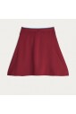 jupe-a-ligne-tricot-bordeaux-rouge