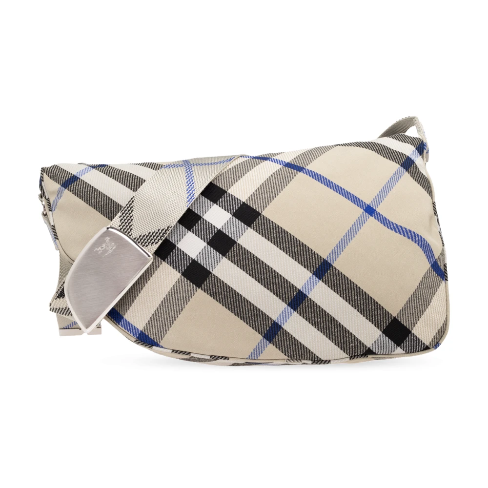 Burberry Schoudertas Shield Messenger Large Beige Heren