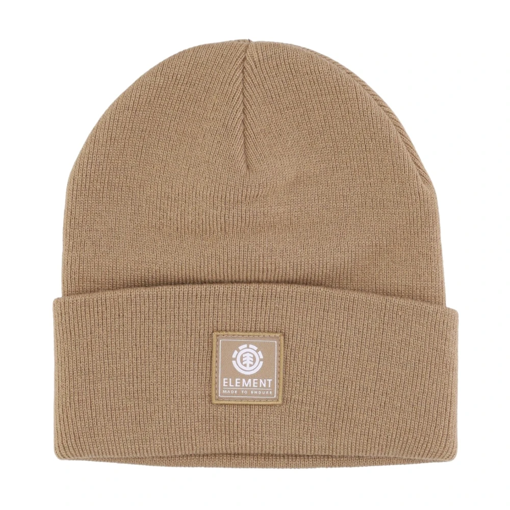 Element Dusk Beanie Hat Khaki Brown Heren