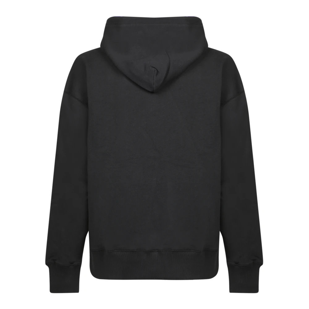 Msgm Zwarte Sweatshirt voor Mannen Aw24 Black Heren