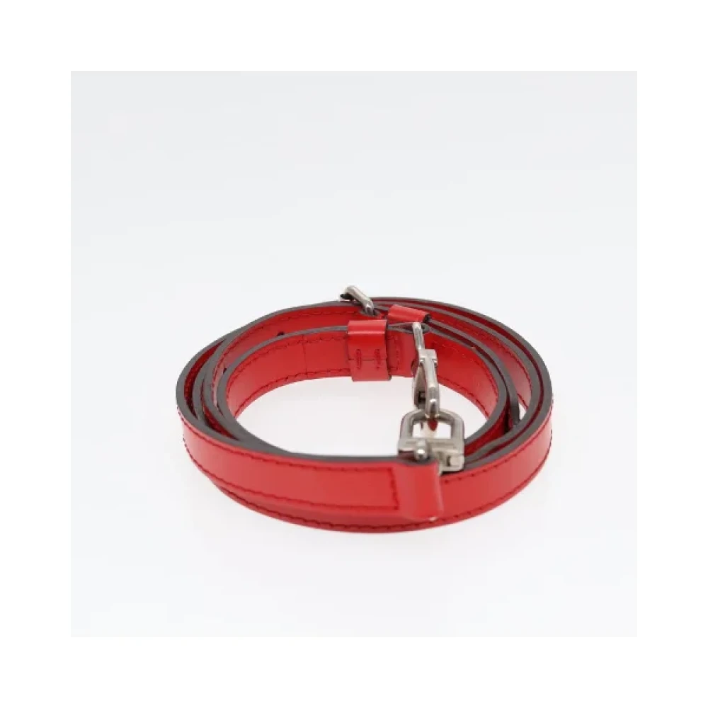 Louis Vuitton Vintage Pre-owned Leather home-office Red Dames