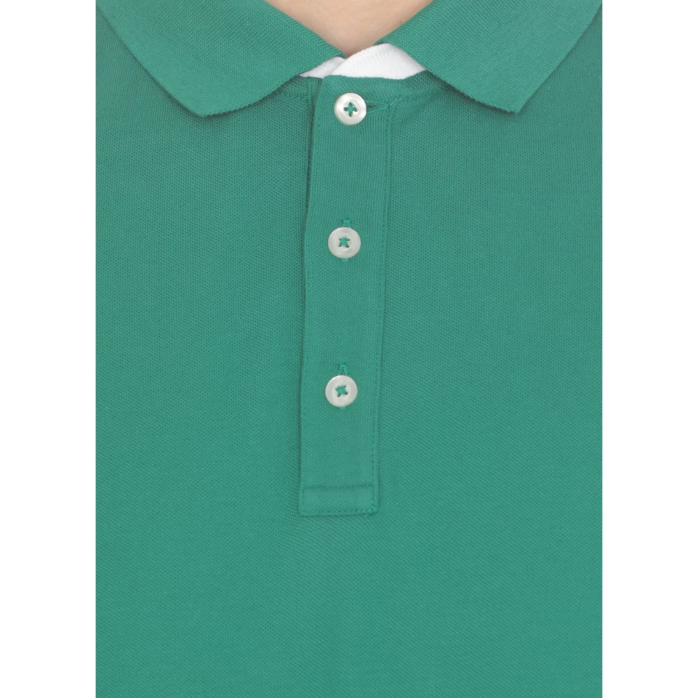 Fay Polo Shirts Green Heren