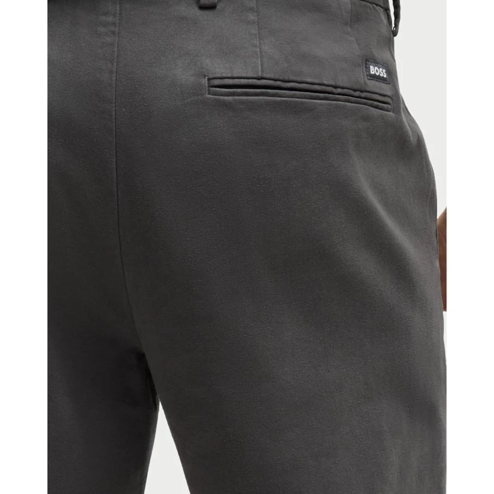 Hugo Boss Slim Fit Chino Broek in Grijs Gray Heren
