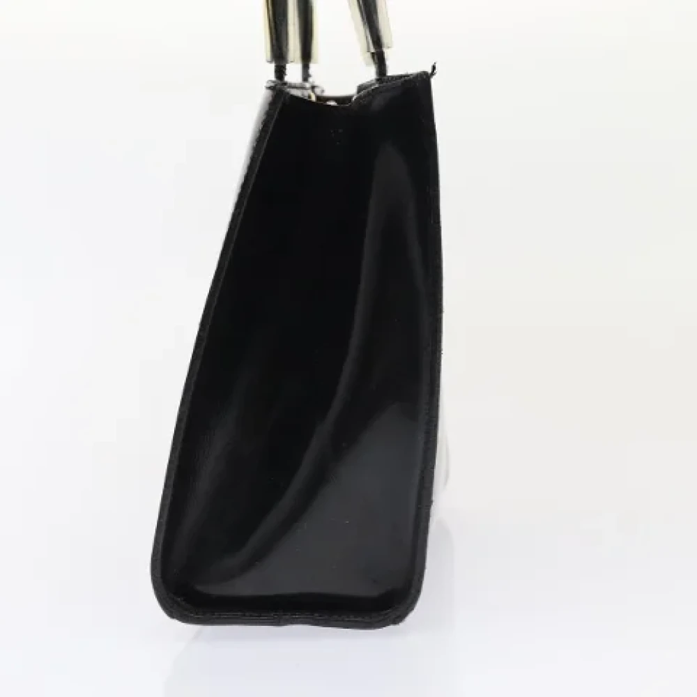 Salvatore Ferragamo Pre-owned Canvas handbags Black Dames