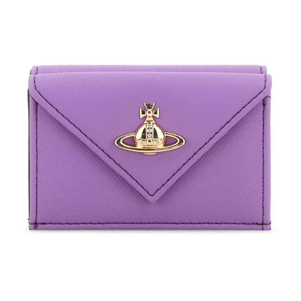 Vivienne Westwood Tweekleurige synthetisch leren portemonnee Purple Dames