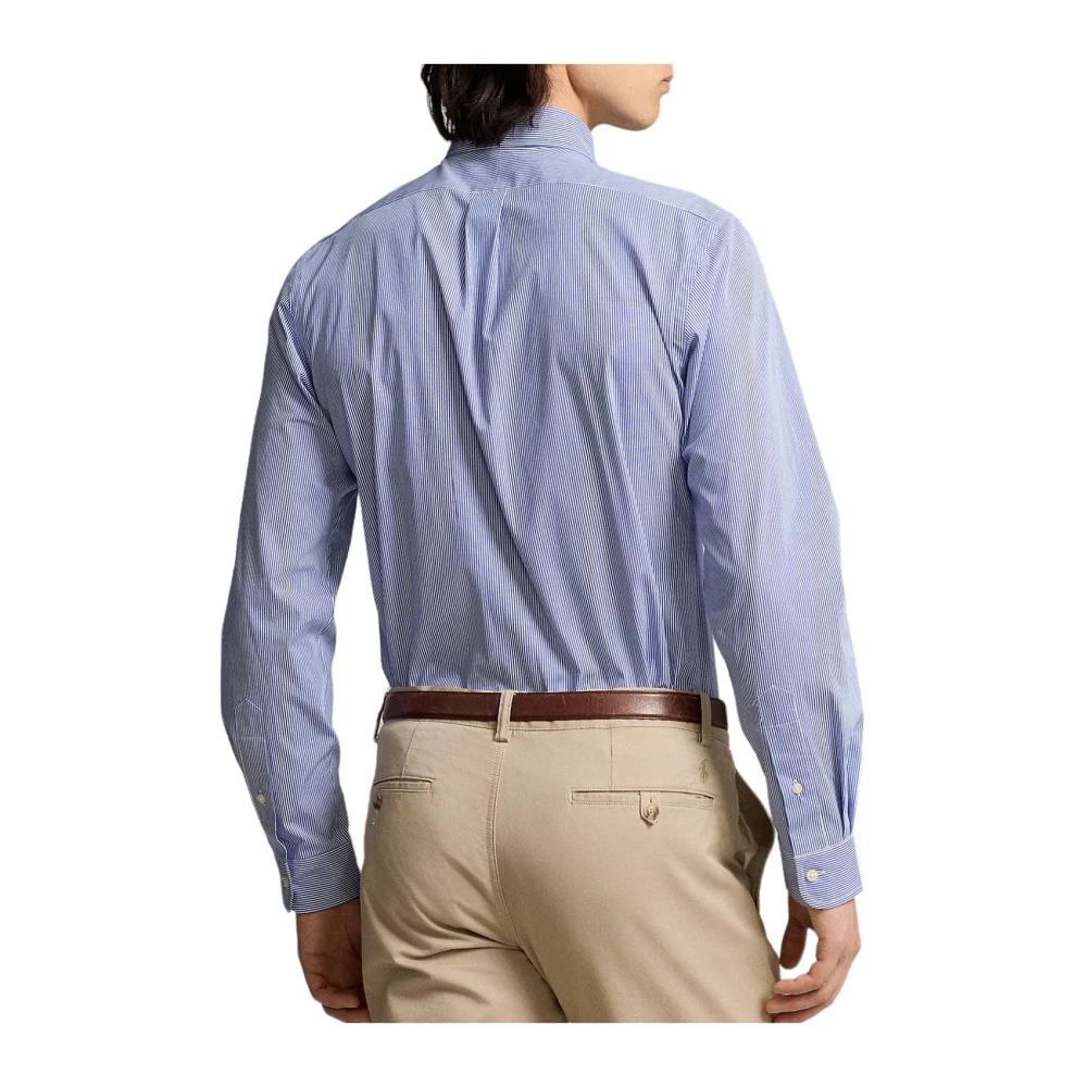 Polo Ralph Lauren Blauwe Poplin Overhemd 710928254007 Blue Heren