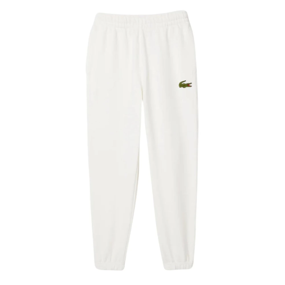 Lacoste Sportieve Witte Terry Sweatpants White Heren